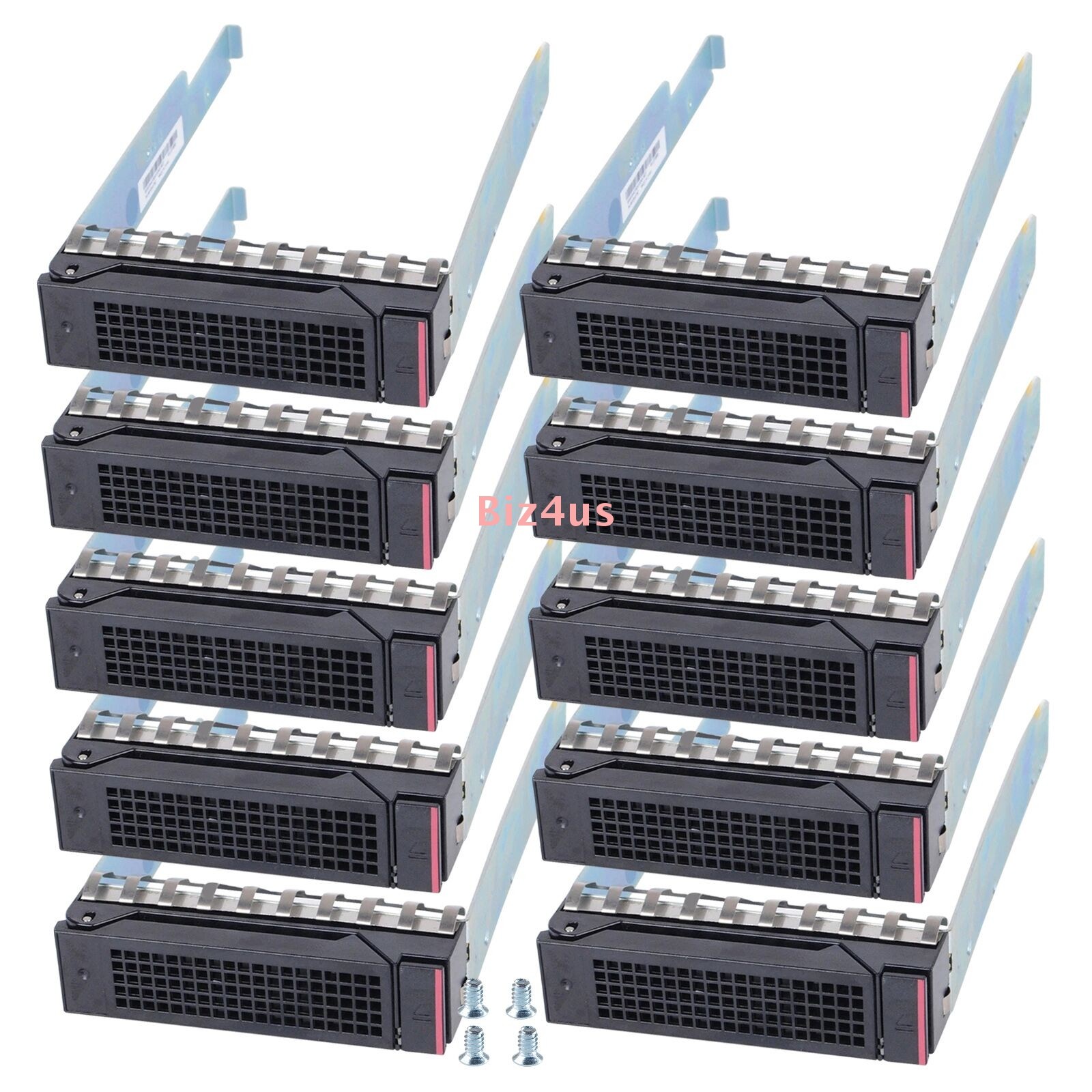 10x3.5" SAS SATA Hard Drive Tray Caddy For Lenovo ThinkServer TD350 TD450 TD550