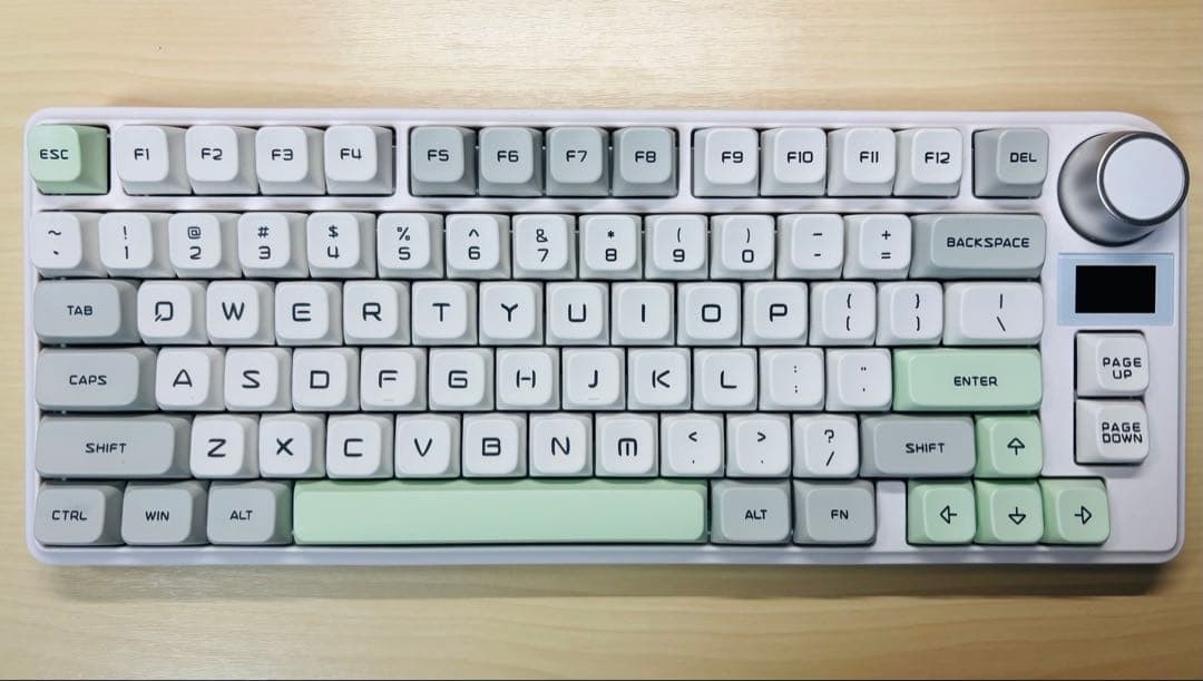 EPOMAKER TH80 X Mechanical Keyboard 75% Layout Hot-Swap LCD Screen Rotary Knob