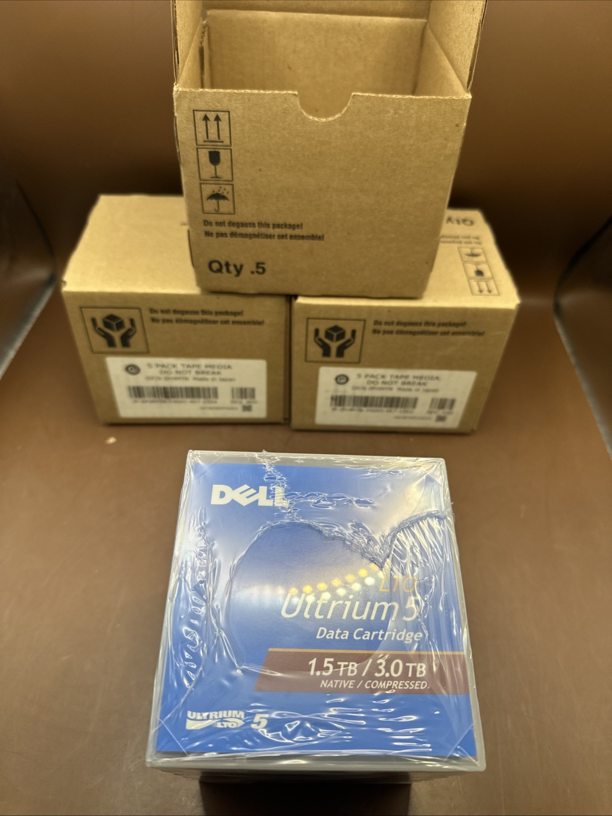 Lot of 15 DELL 02H9YH LTO Ultrium-5 Data Tape Cartridges