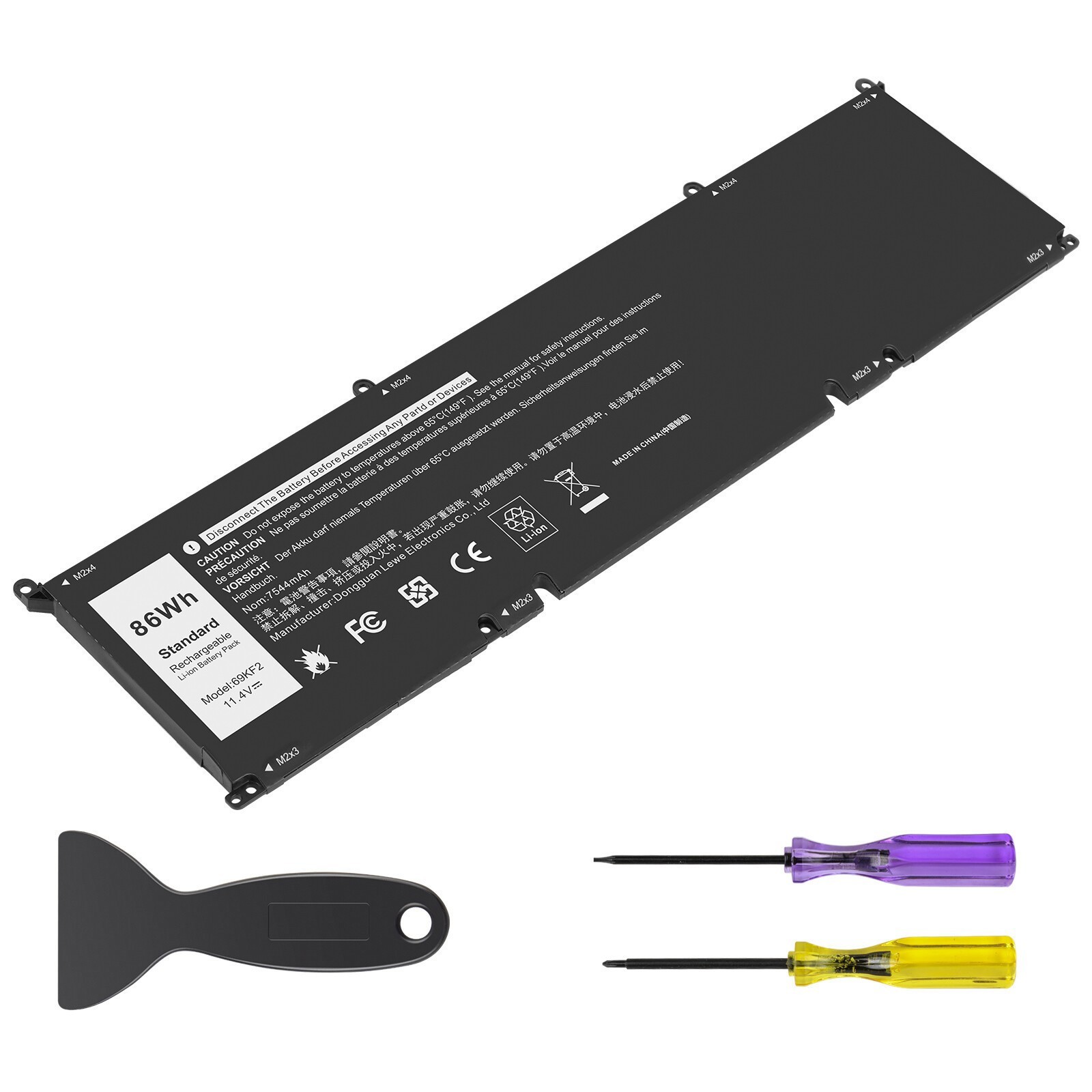 ❤️LOT 1-30Pcs 69KF2 Battery For Dell XPS 15 9500 Alien M15 M17 R3 Precision 5550