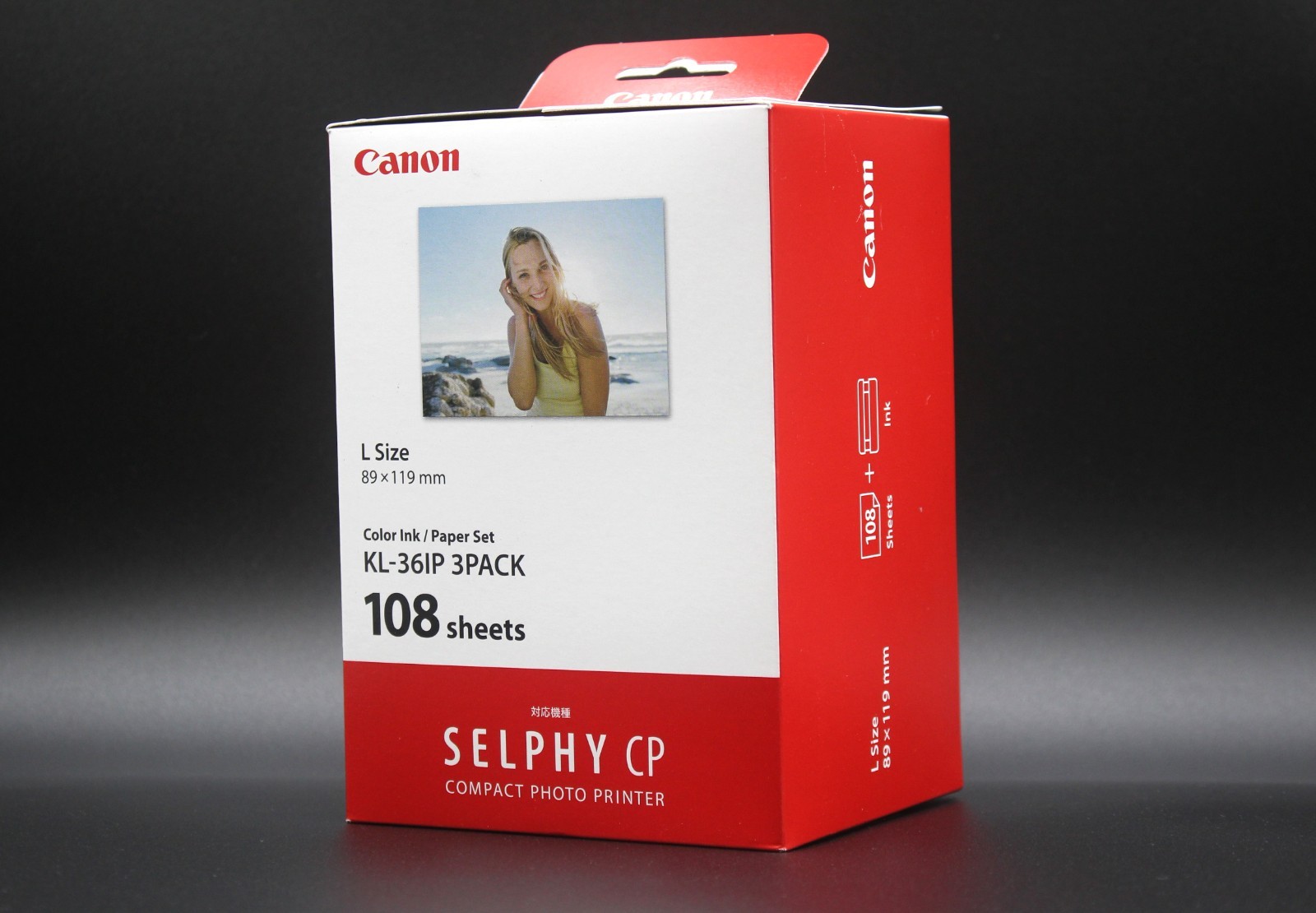 KL-36IP 3PACK Official Canon color ink/paper set L size SELPHY " for CP series "