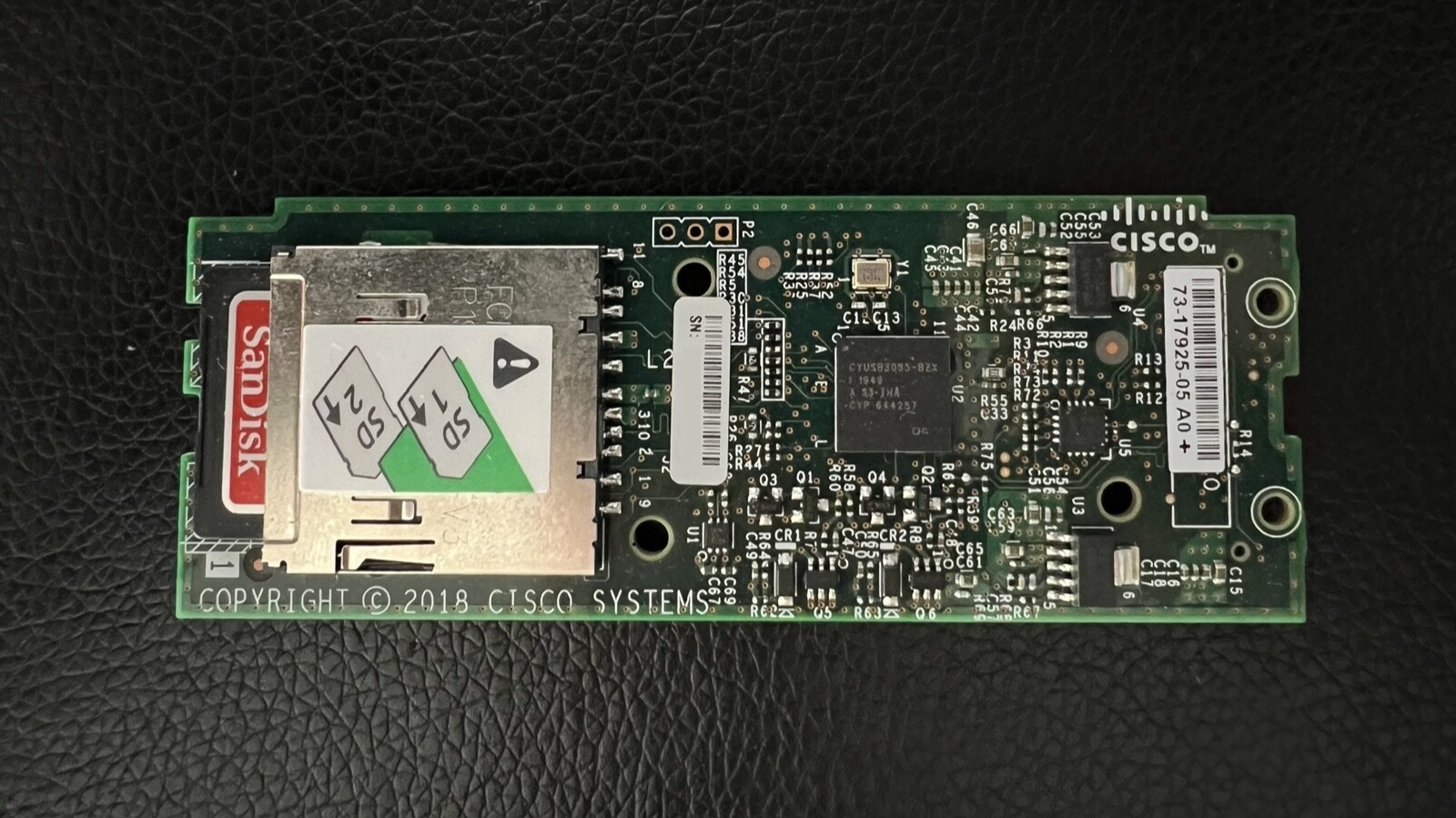 Cisco Dual SD Card Module UCS-MSTOR-SD Reader UCS B200 C220 C240 C125 M5 Servers