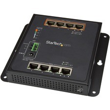 STARTECH IES81GPOEW INDUSTRIAL 8 PORT GIGABIT POE SWITCH UP TO 30W PER 4 POWER