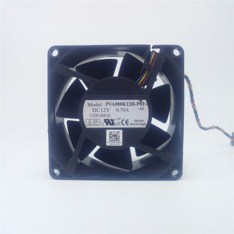 1PCS Foxconn 8038 PVA080K12H-P01 12V 0.70A 4-pin Silent Fan