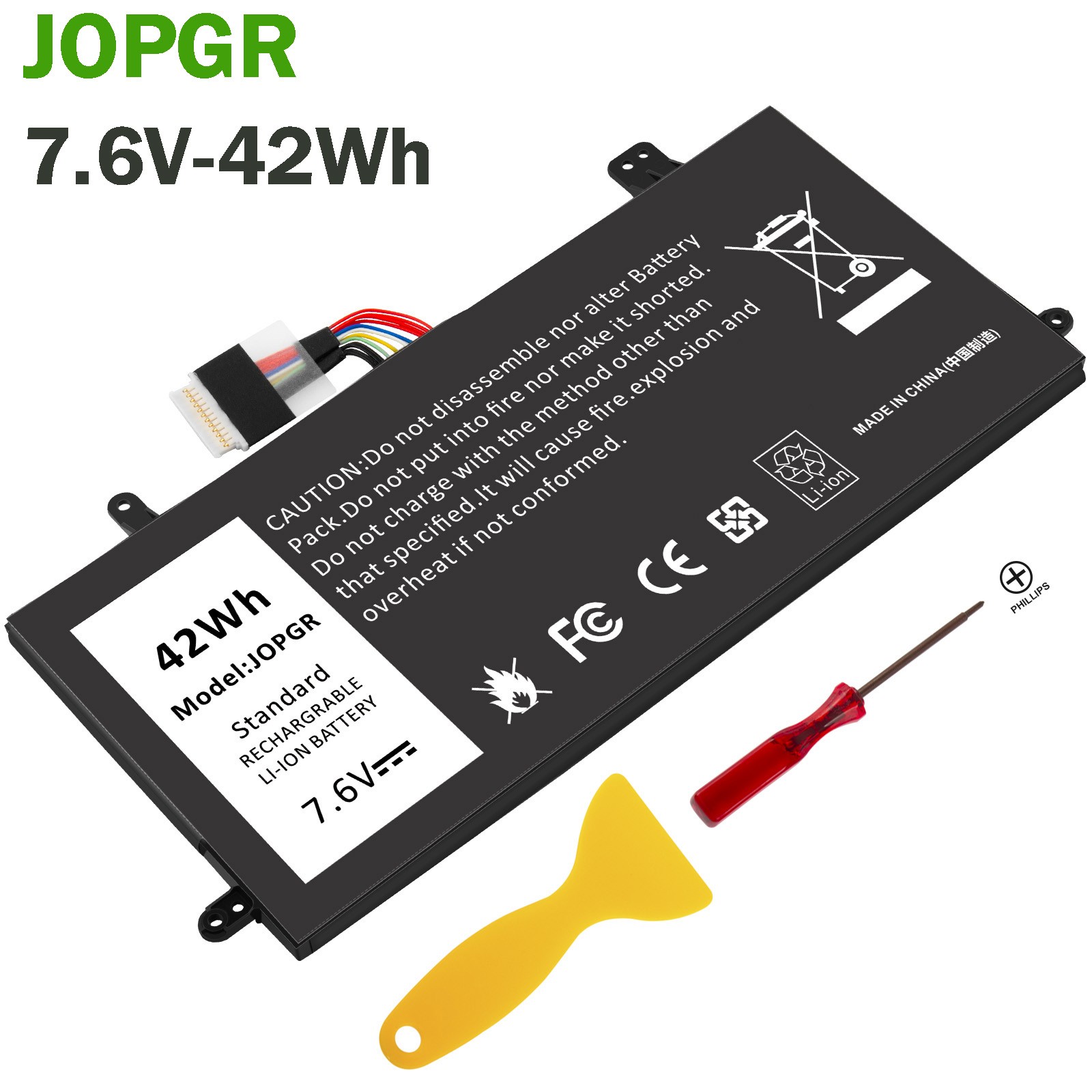 ❤️LOT Battery J0PGR For Dell Latitude 5285 5290 E5285 2in1 T17G JOPGR RDYCT 42Wh
