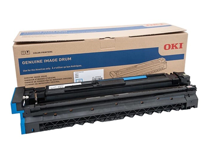 NEW GENUINE SEALED OEM OKI 45103727 Cyan IMAGE DRUM C911 C931 C941 C942