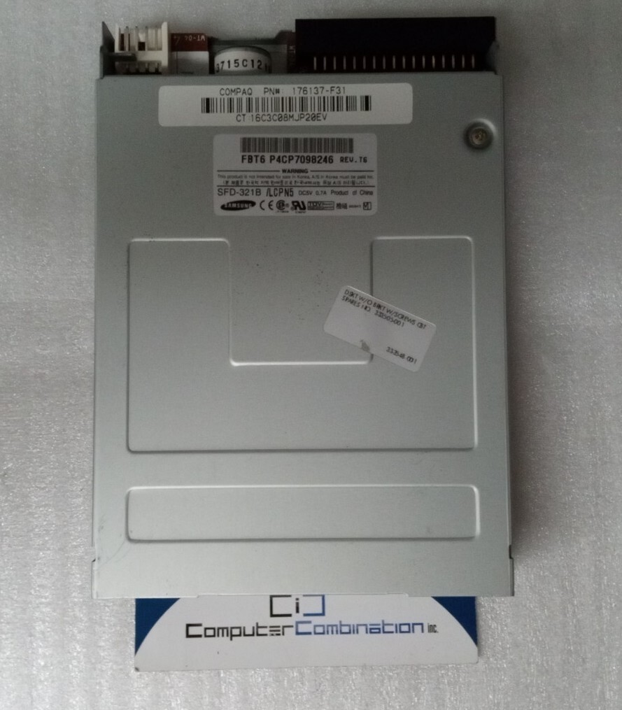 COMPAQ 176137-F31 335005-01 SAMSUNG SFD-321B FLOPPY DRIVE USED AND TESTED
