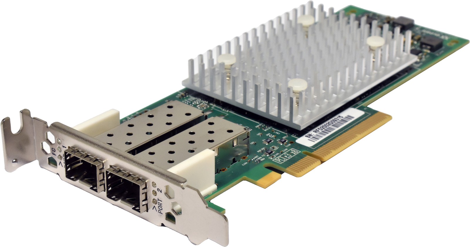 IBM QLogic 00YK542 QLE2742L-DEL Dual Port 32G SFP+ PCIe 3.0 x8 FC HBA LP