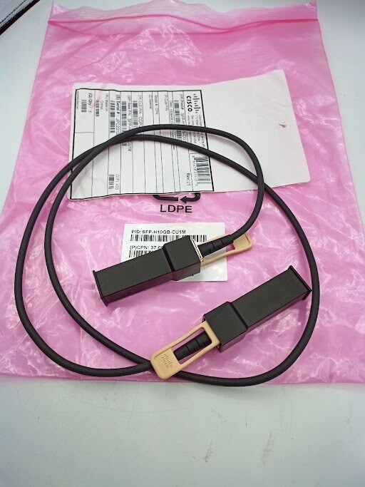 CISCO GENUINE SFP-H10GB-CU1M= - 10GBASE-CU SFP+ CABLE 1 METER COPQAA4JAB