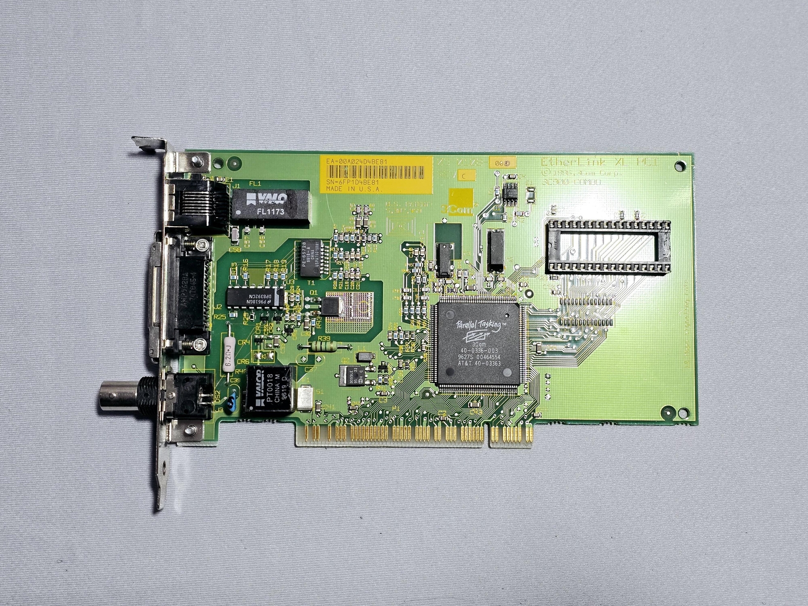 3COM 3C900-COMB ETHERLINK XL PCI NETWORK CARD 03-0108-000 REV C