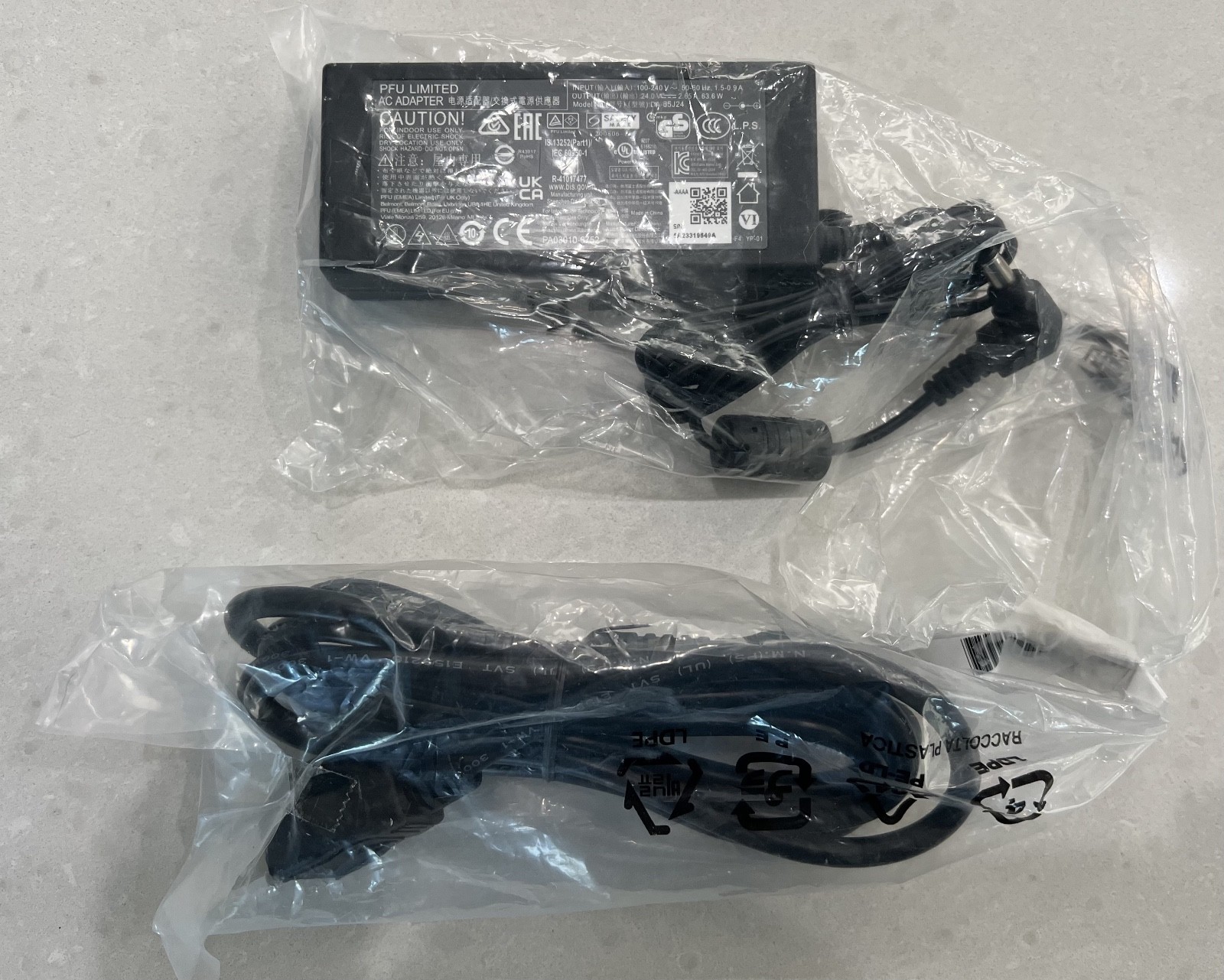 Original Nemko 64W 24V 2.65A AC Adapter Charger PFU Limited for SEF80N3-24.0