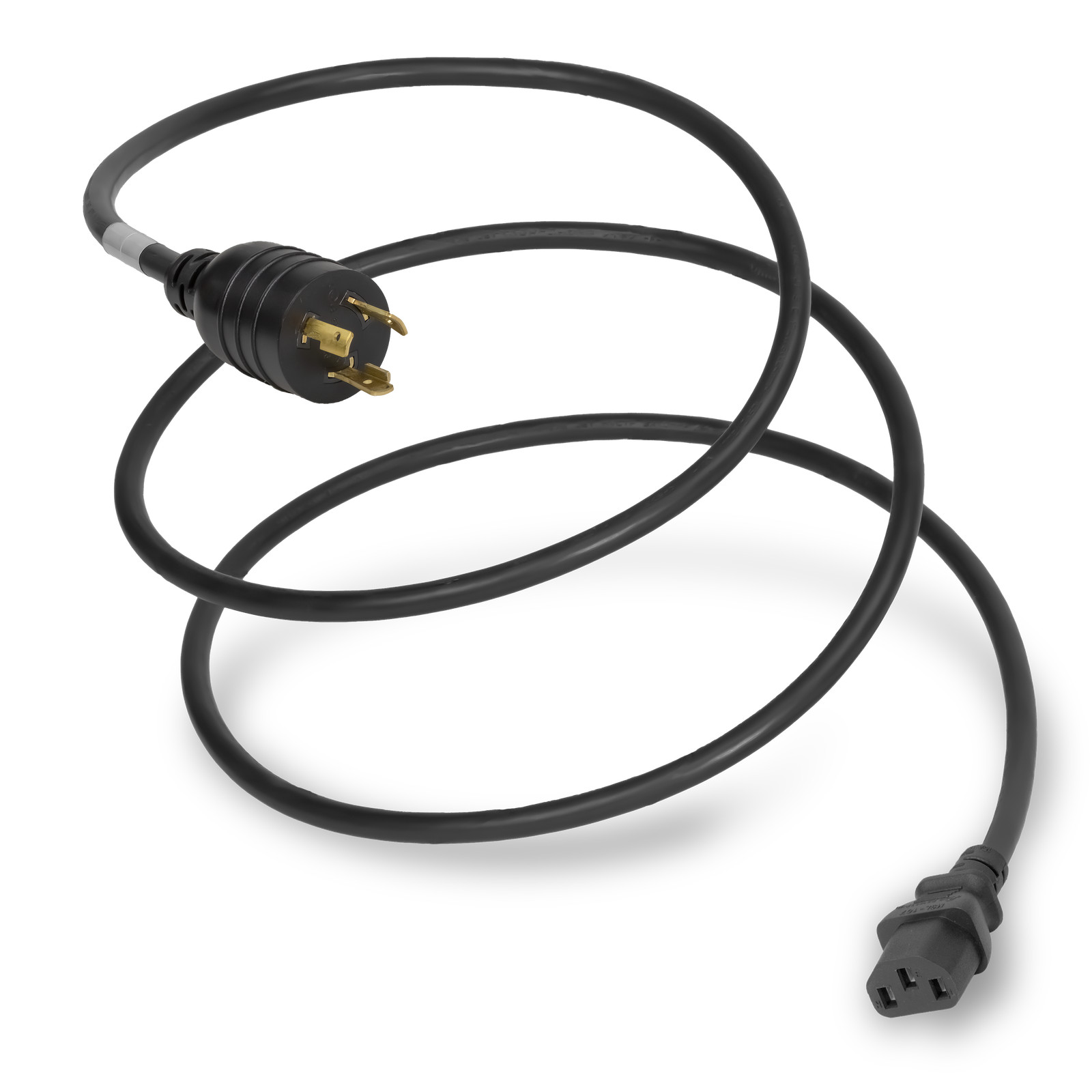 10 Pack of NEMA L6-20P to C13 15A 250V 14/3 SJT Power Cord - Black - 6ft