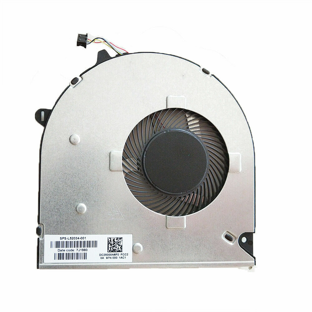HP 15-dw0025cl 15-dw0030nr 15-dw0033nr 15-dw0034nr 15-dw0034wm CPU Cooling Fan