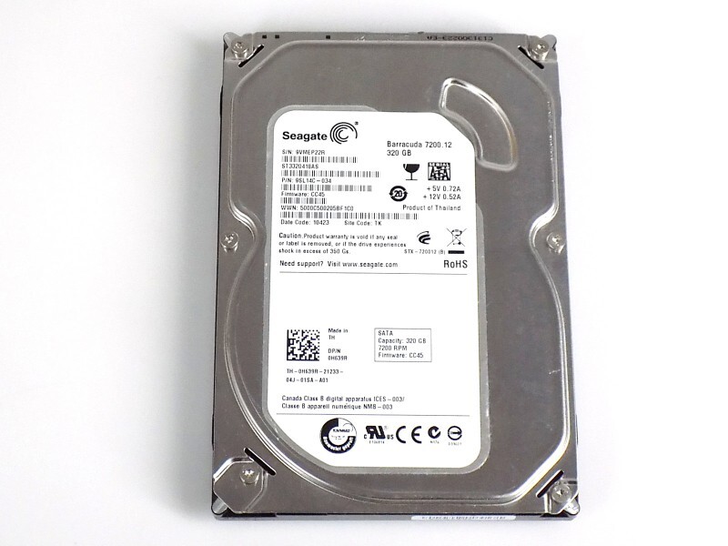 Faulty for hobbyists: 320 GB Seagate ST3320418AS 3.5 inch SATA-300 7200rpm HDD