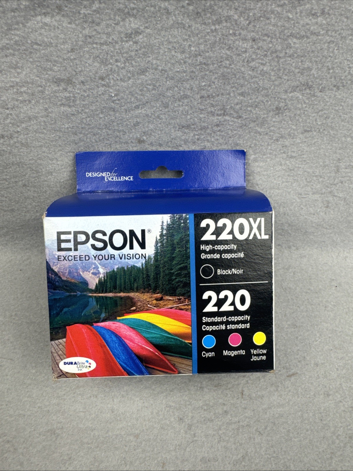 Epson 220XL Black & 220 Cyan, Magenta & Yellow Ink Cartridge
