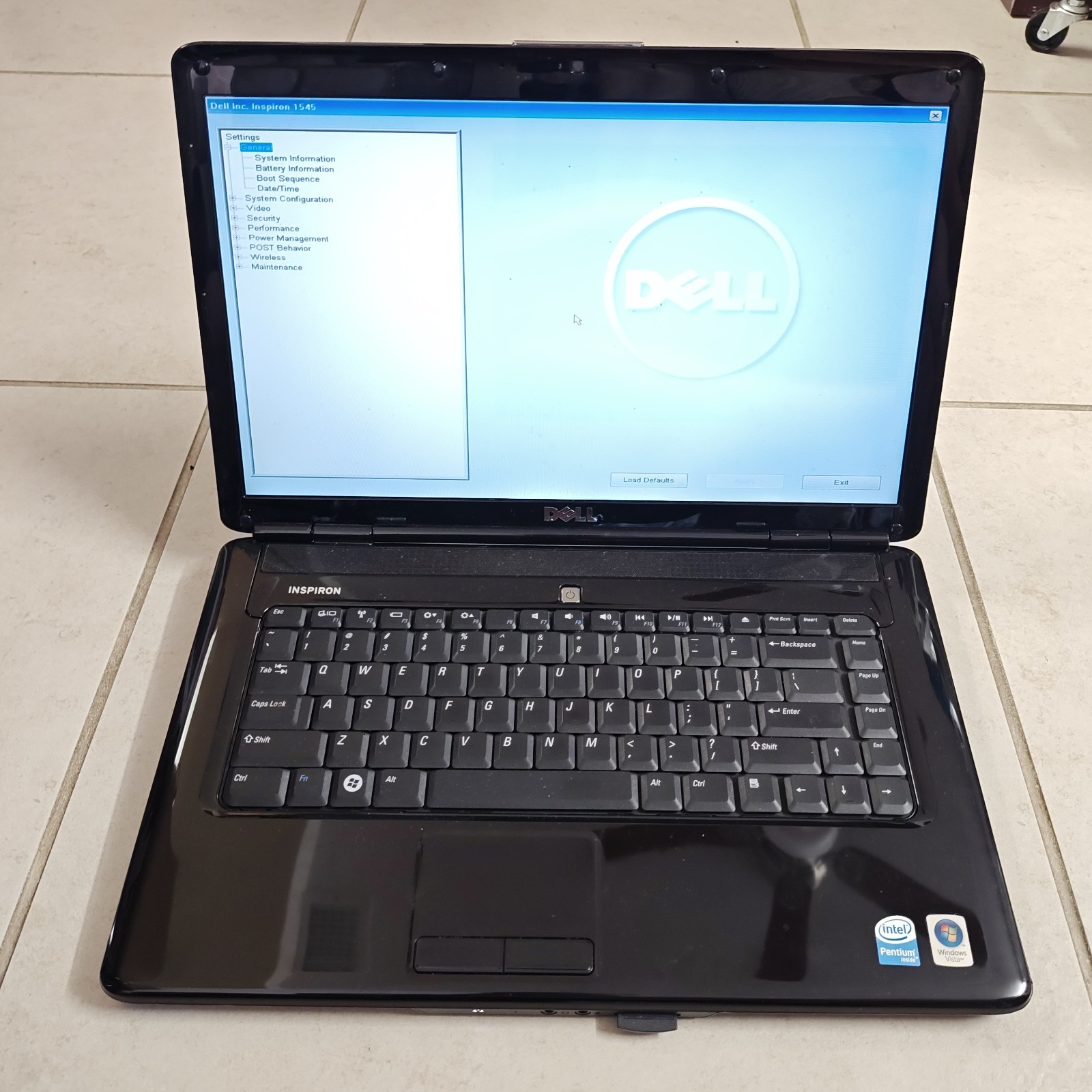 Dell Inspiron 1545 15.6" Laptop - NO HDD/3GB RAM - Pentium #4325