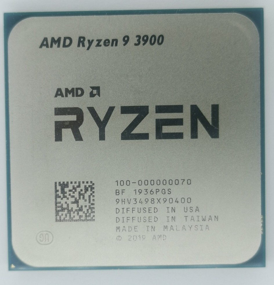 AMD Ryzen 9 3900  3.1GHz 12Core 24Thr 64MB 65W R9-3900 AM4 CPU Processor