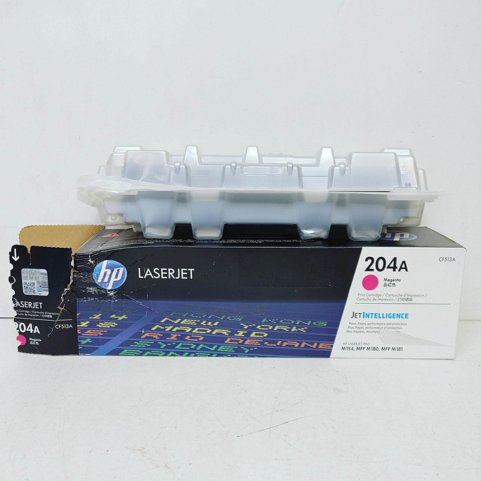 Sealed in OB-HP 204A Magenta Toner Cartridge CF513A