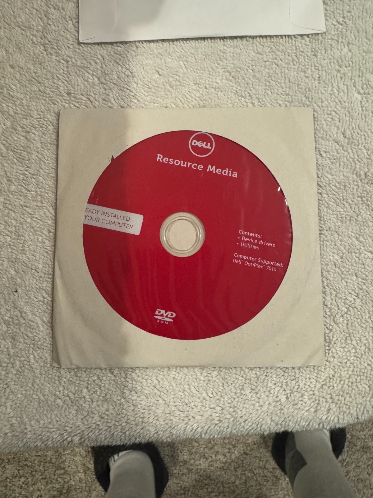 Dell Resource Media - Optiplex 7010 - CD ONLY/SEALED