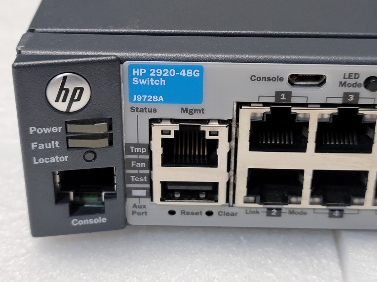 HPE 2920-48G Switch (J9728A)