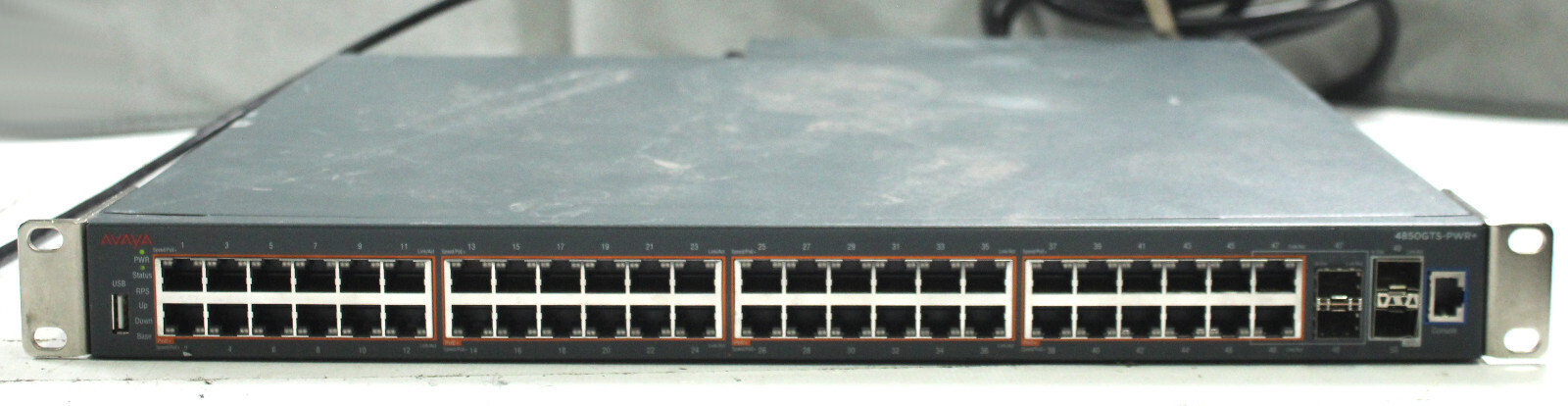 AVAYA 4850GTS-PWR+ 48 Ports POE+ Network Switch AL4800A88-E6 w/Rack Ears
