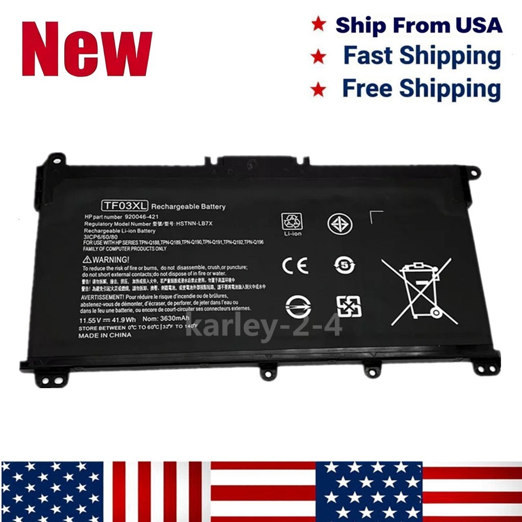 TF03 TF03XL TFO3 TFO3XL Battery For HP Pavilion 14-BK 14-BF 14-BP 15