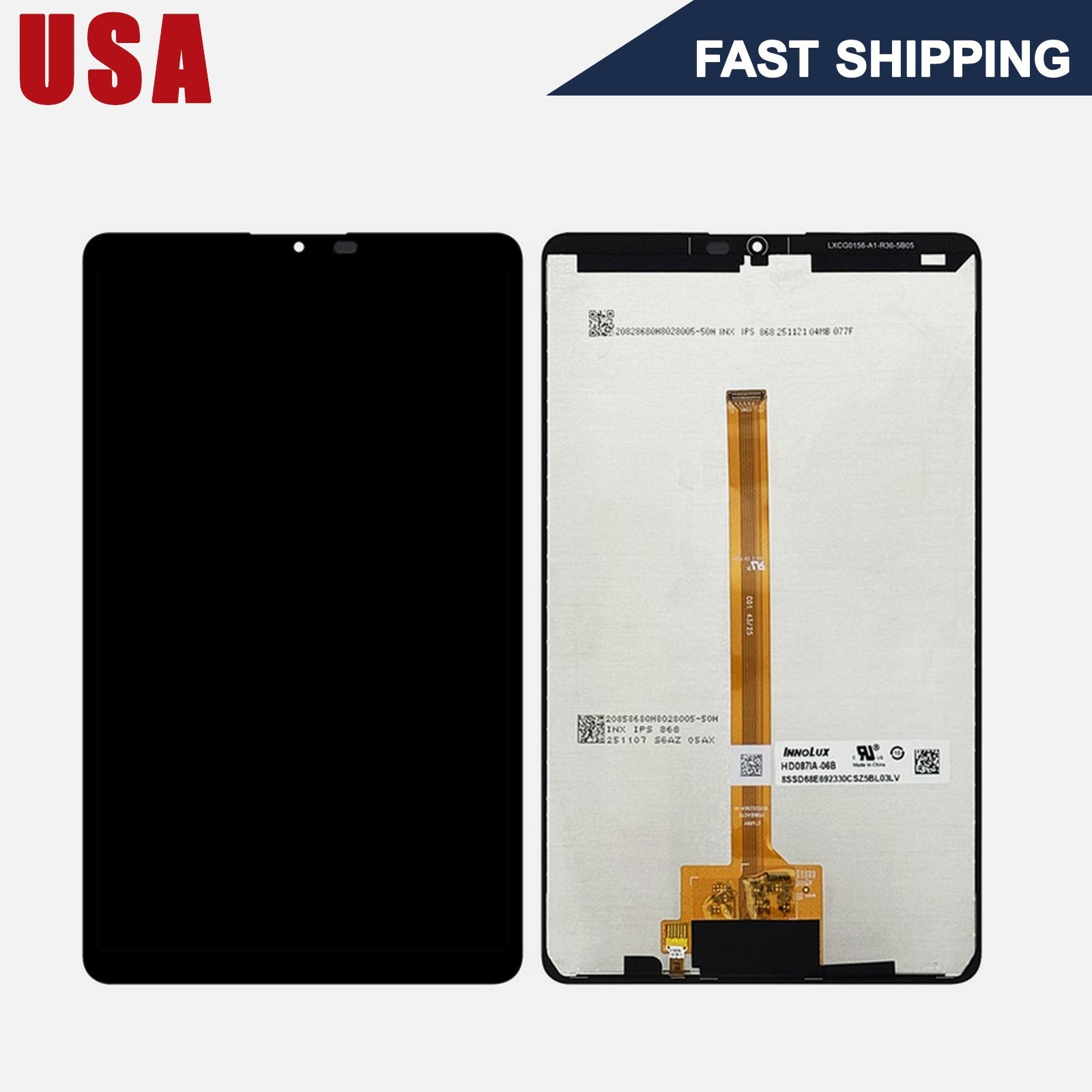 8.7'' LCD Display Touch Screen Digitizer For Lenovo Tab One TB305FU TB305XU