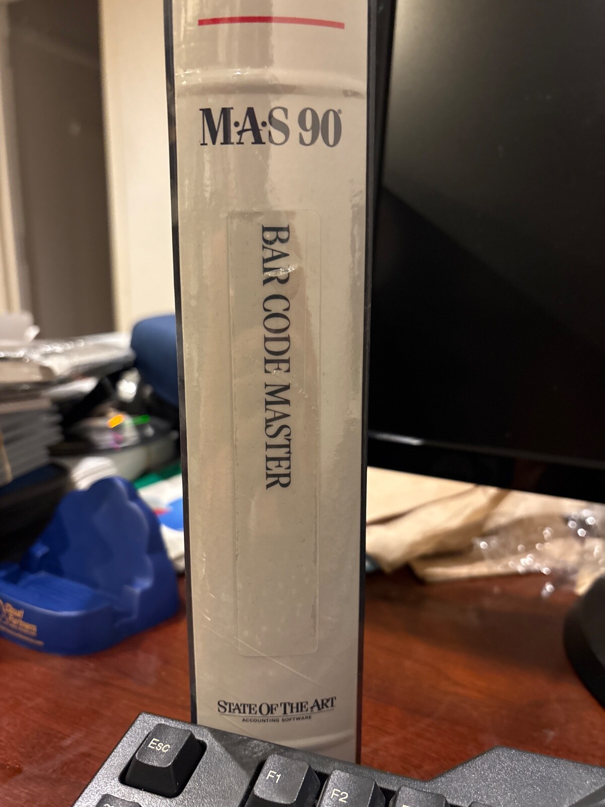 BRAND NEW SHRINK WRAPPED MAS90 BAR CODE MASTER. DISKS. NFR.