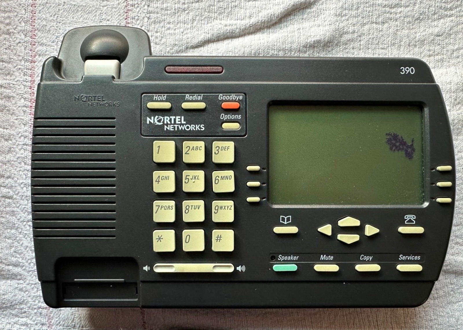 NEW OPEN BOX NORTEL NETWORKS MODEL 390 Black TELEPHONE AASTRA TELECOM