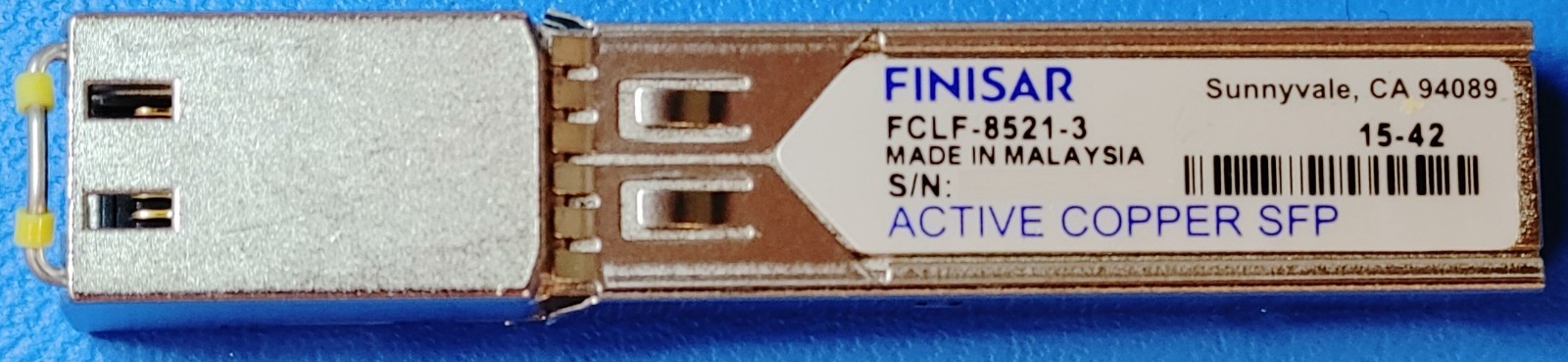 LOT of 10 Finisar FCLF-8521-3 1000BASE-T 1Gb RJ45 Copper SFP Transceiver