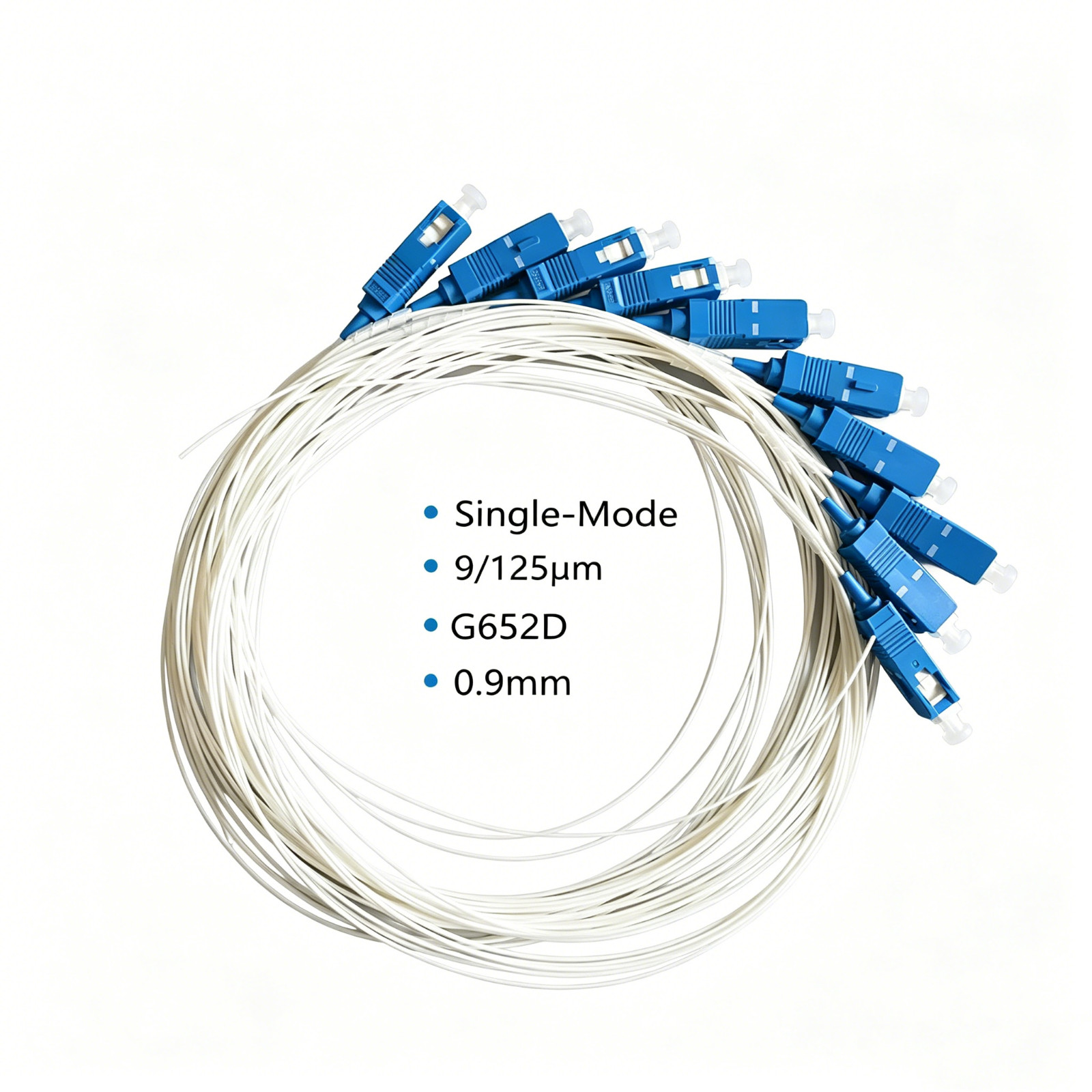 SC/UPC Fiber Pigtail 1.5M 9/125 0.9mm Simplex Single Mode, 10-50 Pieces Lot