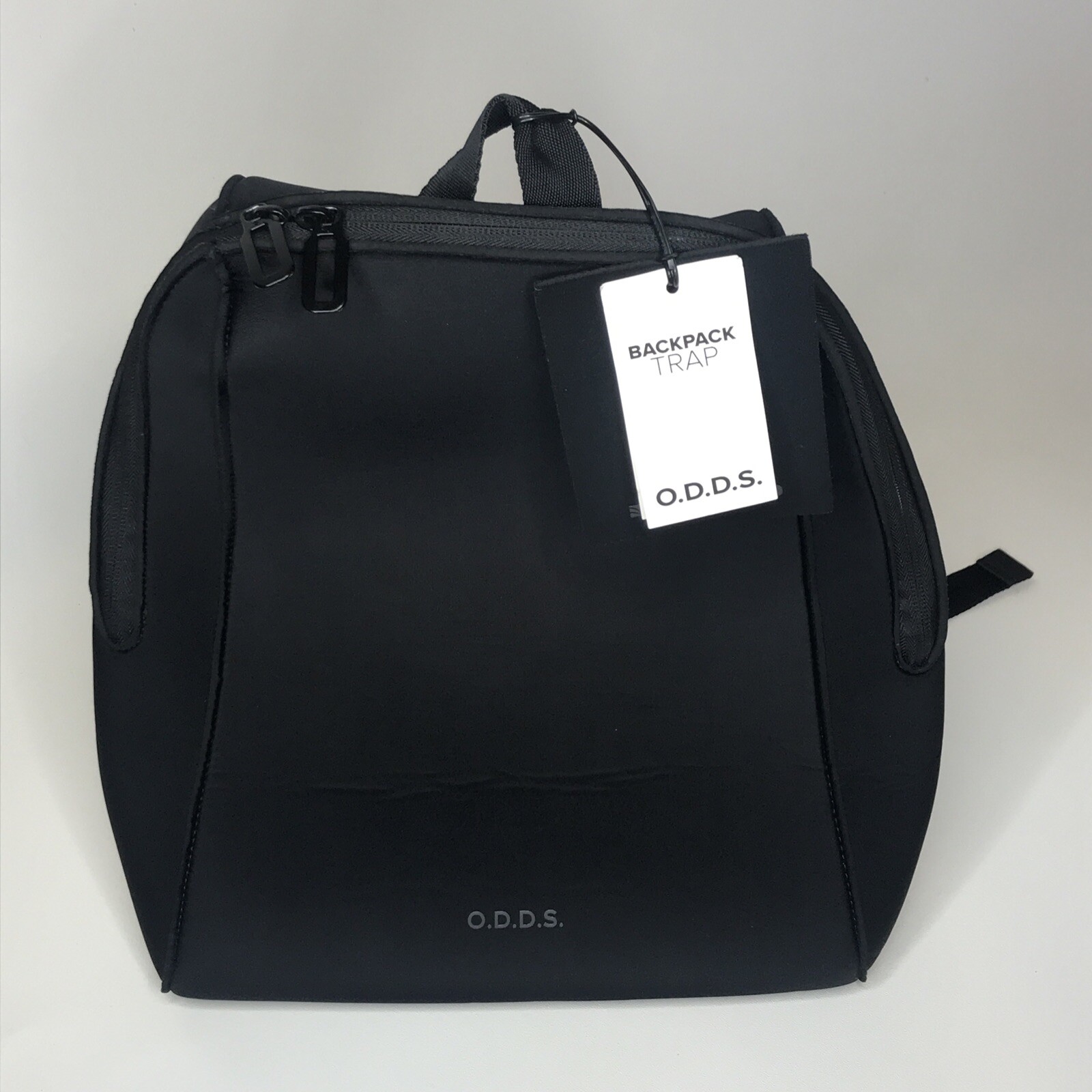 Tucano Italian Neoprene Black Backpack Trap Travel Laptop Bag O.D.D.S. NEW Light