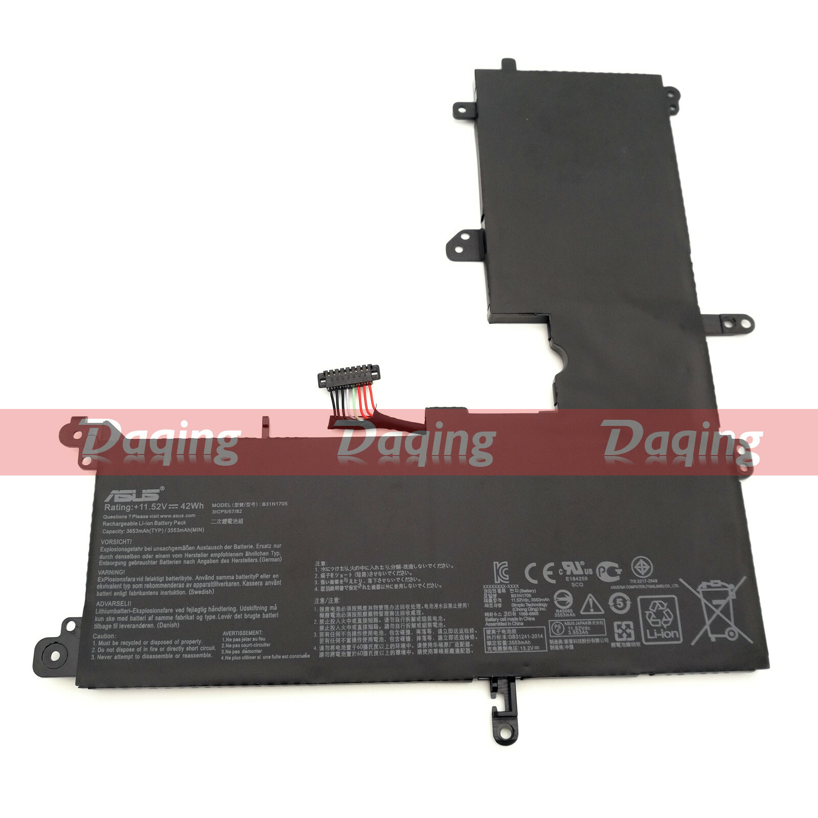 New Original B31N1705 Battery for Asus Q405UA UX460UA TP410UR TP410UA TP410UF