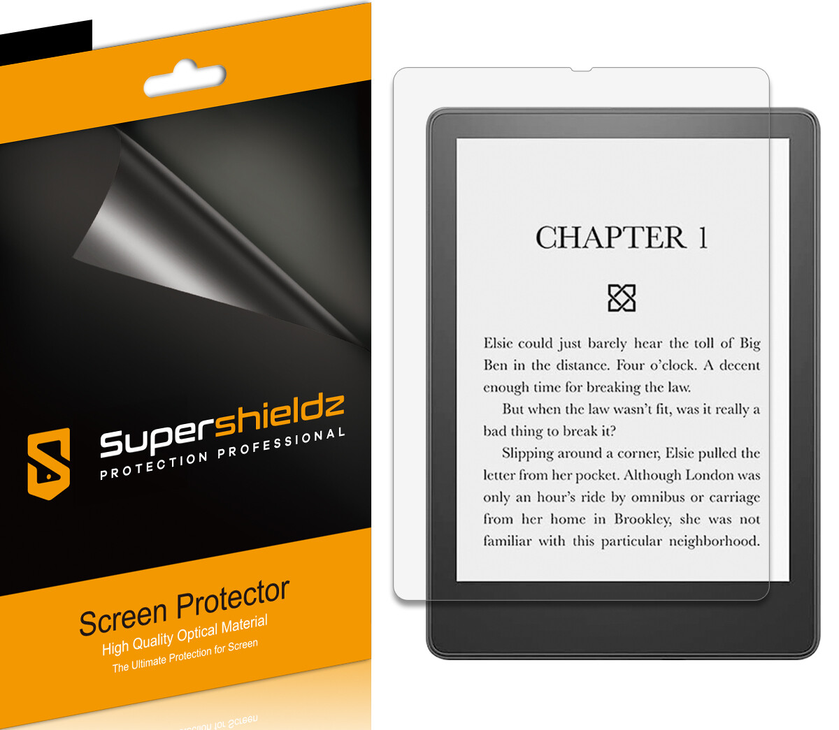 3X Supershieldz Clear Screen Protector for Kindle Paperwhite 6.8" 11th Gen, 2021