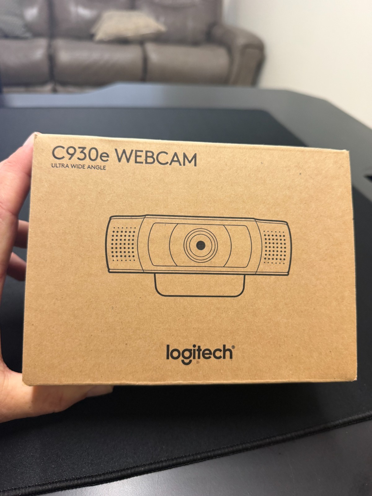 Logitech C930e 1080p Full HD 90-Degree Extended View USB WebCam NO COVER