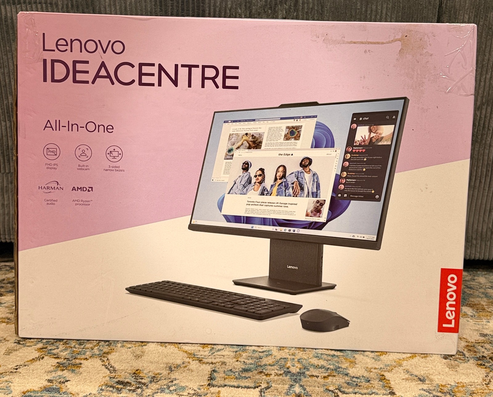 Lenovo IdeaCentre AIO | 27" FHD Touch | AMD Ryzen 5 | 16GB | 1TB | Win 11