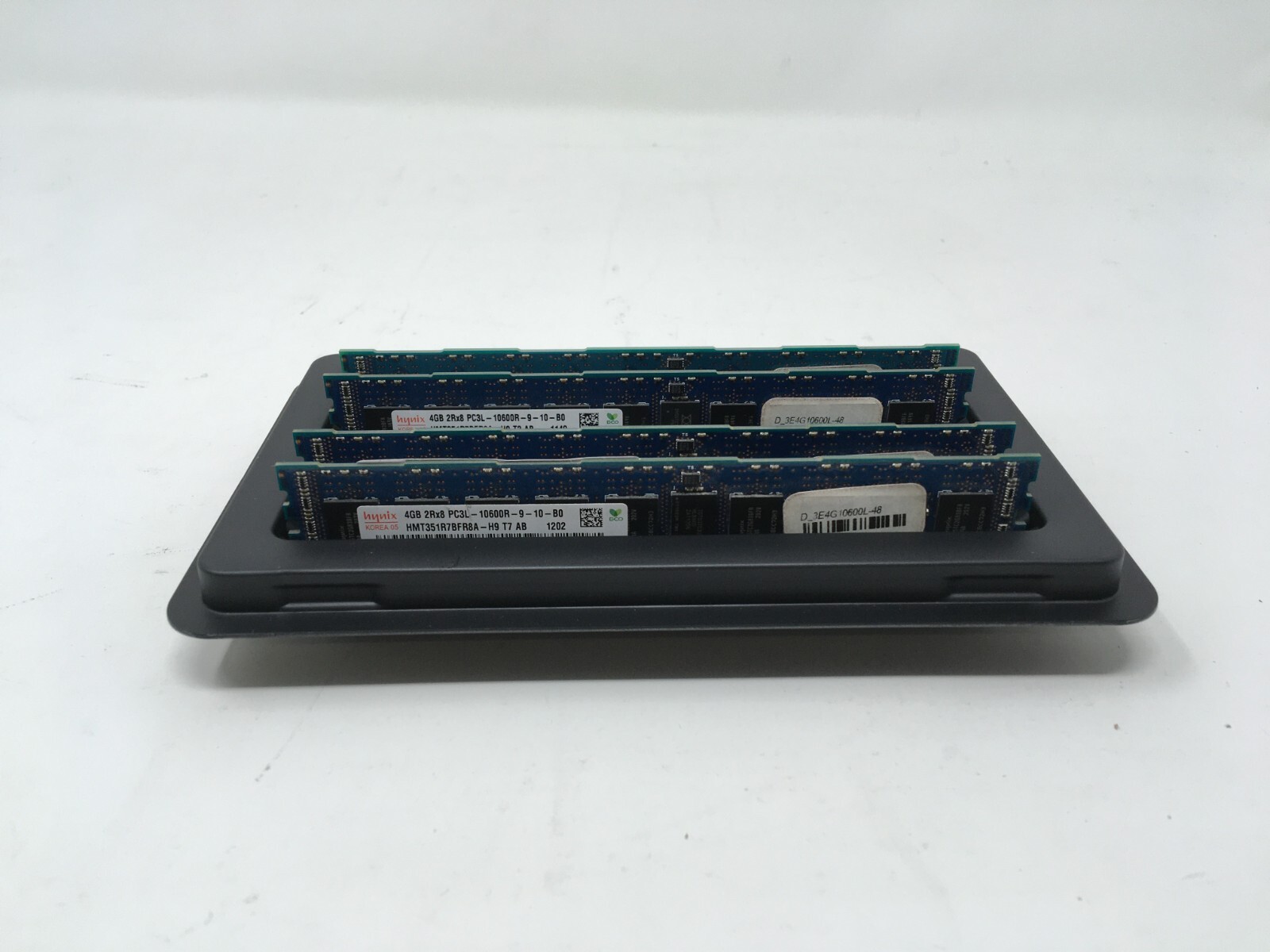 Lot Of 4 (4gbx4)16GB Hynix HMT351R7BFR8A-H9 4GB PC3L-10600 CL9 ECC (SERVER RAM)