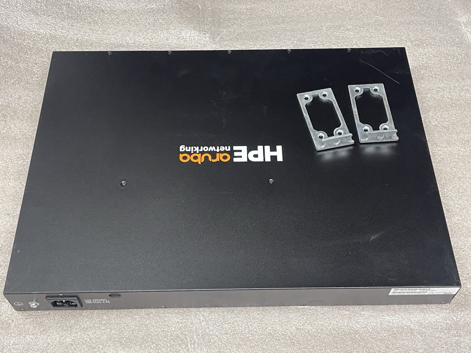 R9Y04A HPE Aruba CX 6100 48G Class 4 PoE 4SFP+ 740W Switch with Rackears # 1