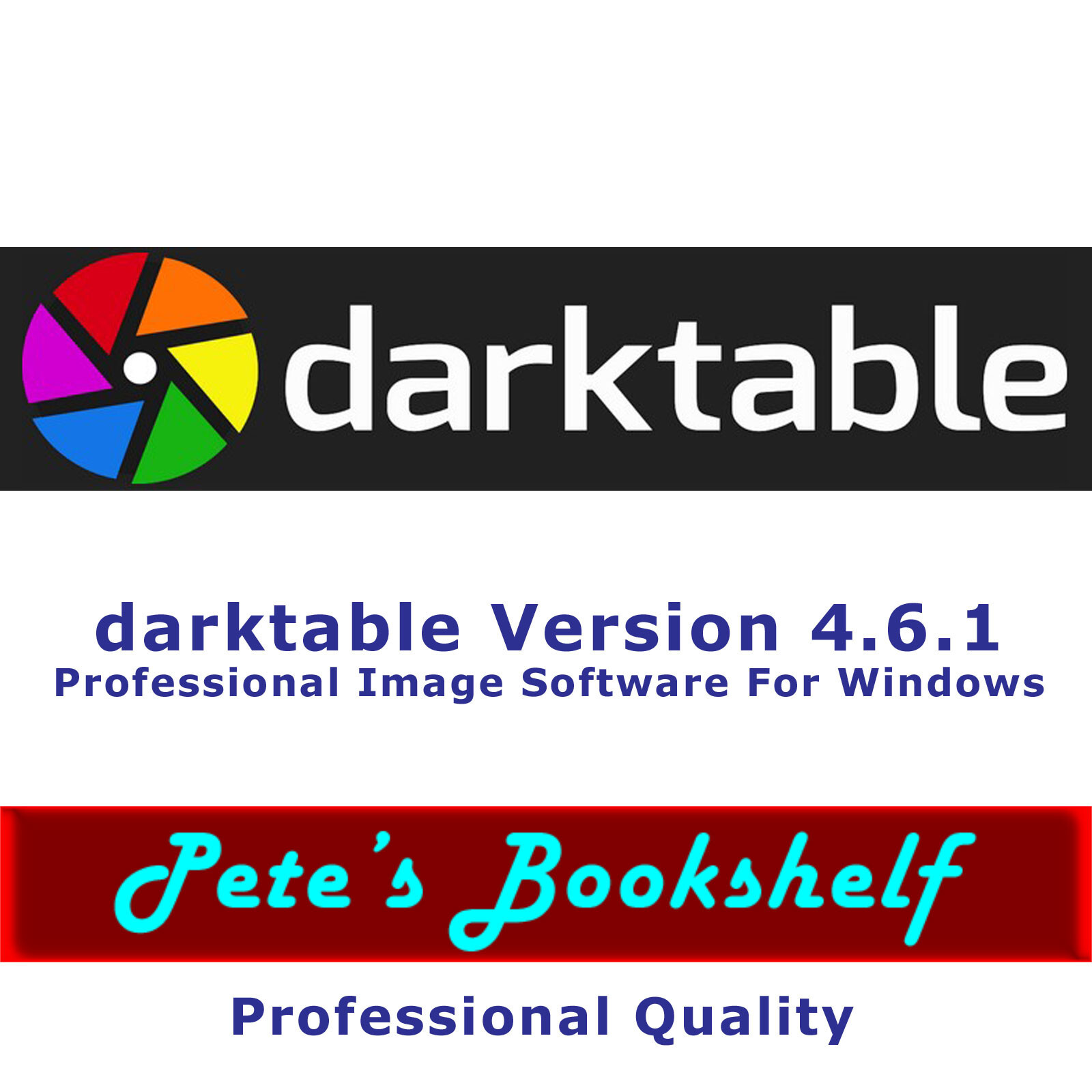 darktable 4.6.1 Professional Image Software on CD
