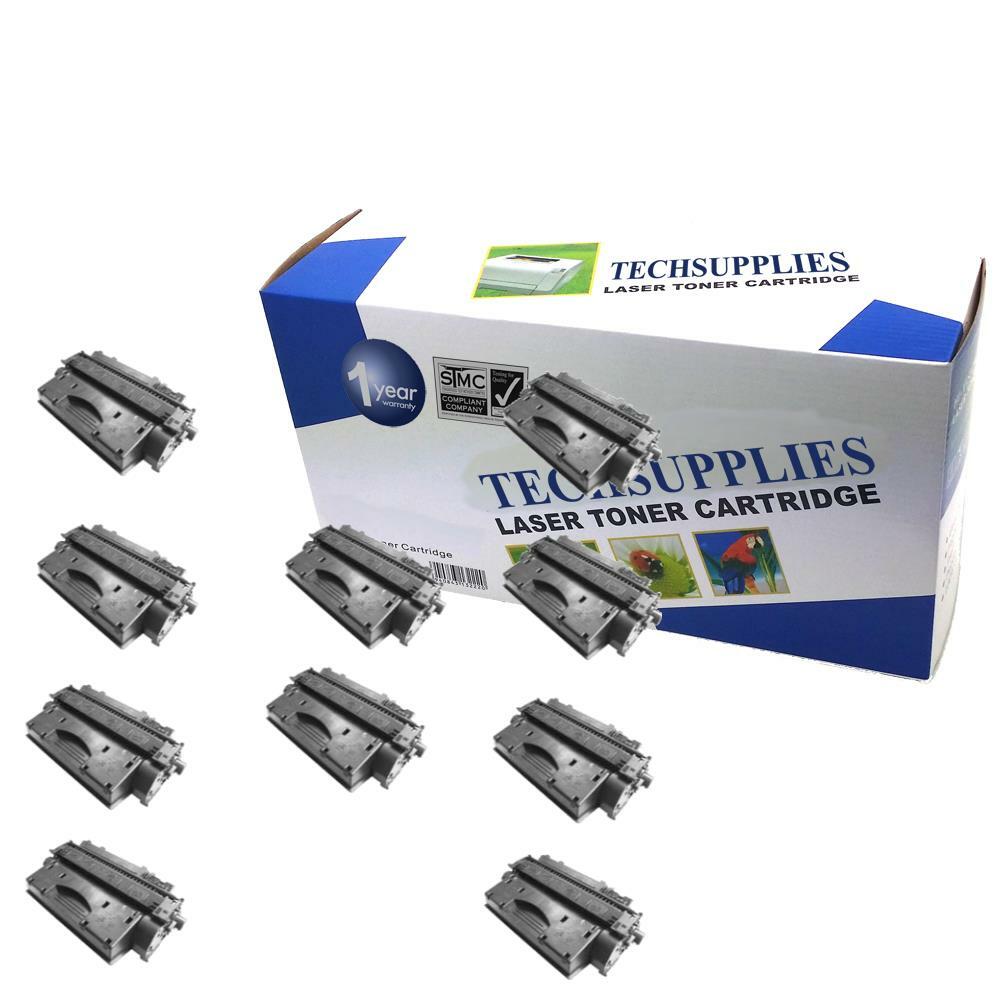 10pk toner Cartridge replace for HP LaserJet P2055dn CE505X 05x