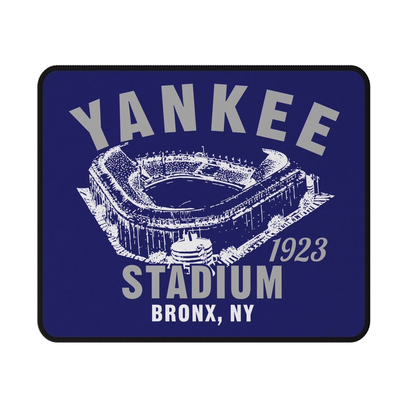 Yankee Stadium 1923 Rubber Base Computer Mouse Pad - New York Yankees Baseball