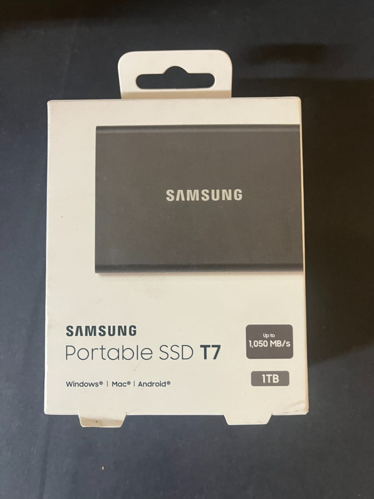 Samsung Portable SSD T7 Hard Drive 1TB  1,050 MB/s New Open Box