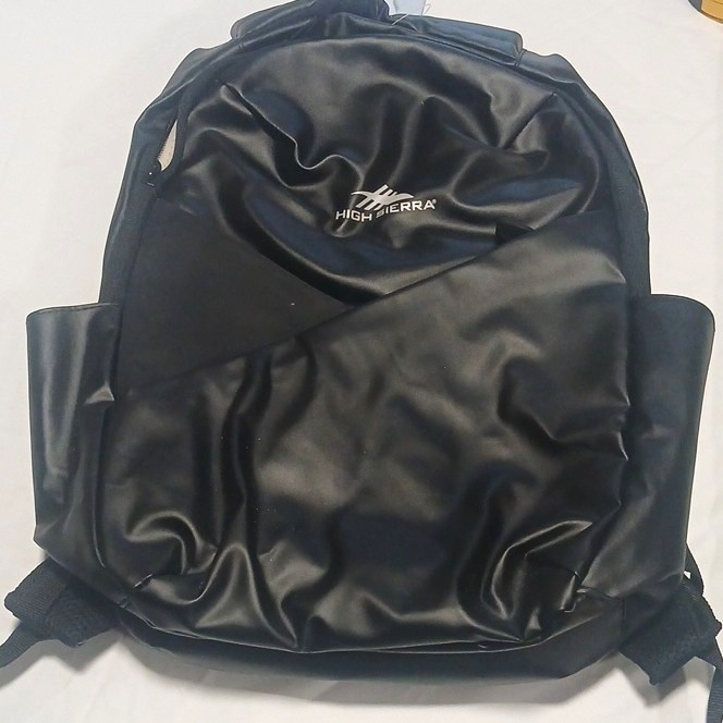 High Sierra Luna Backpack 20L Black Reflective Laptop Compartment Fits 15"