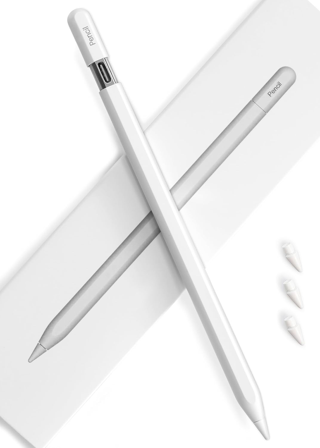 USB-C Pencil for Ipad 2018-2026: Slide-Switch & Hidden-Port