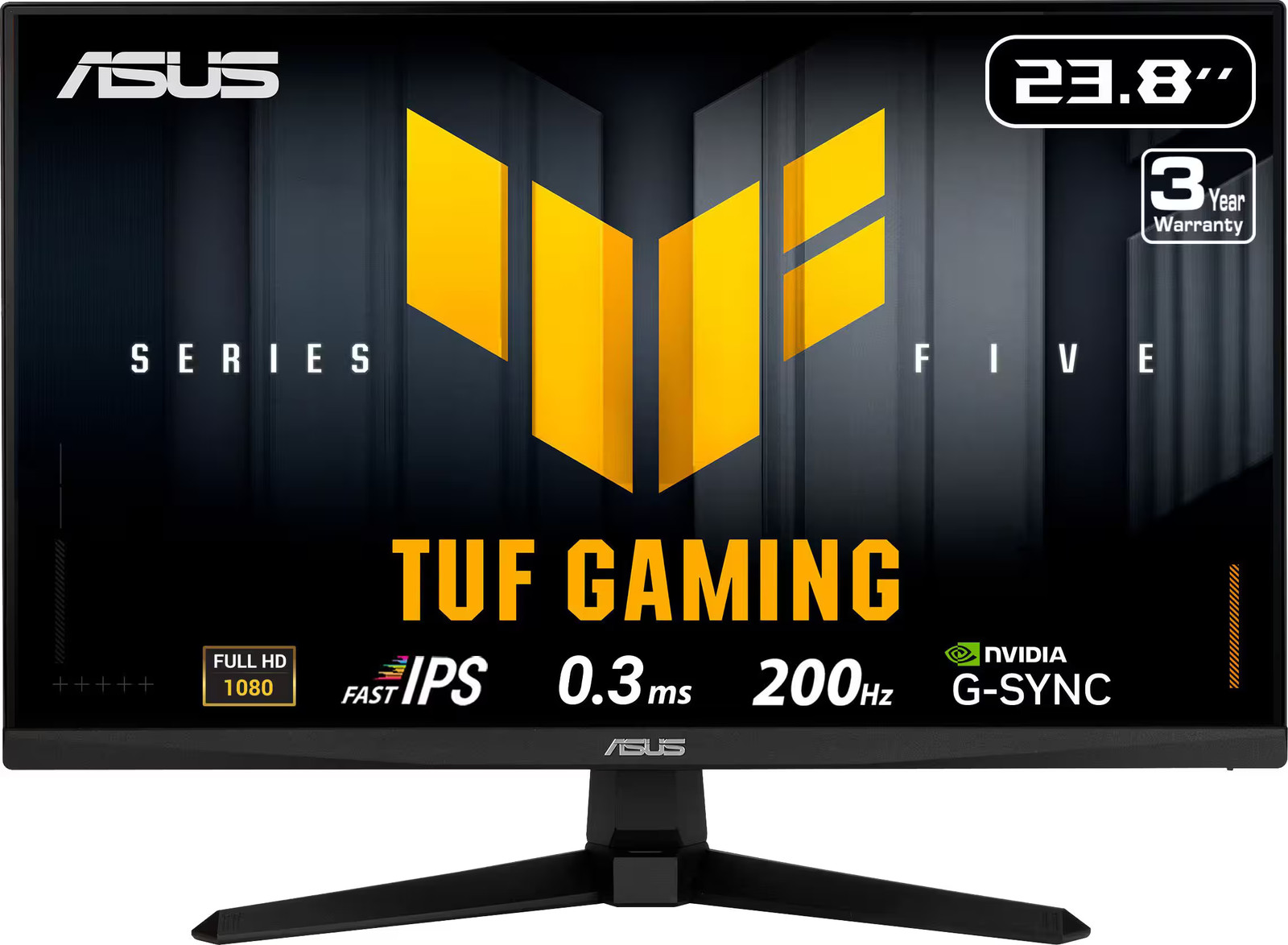 ASUS - TUF Gaming 24" FHD IPS 200Hz 0.3ms Gaming Monitor with G-SYNC/FreeSync...