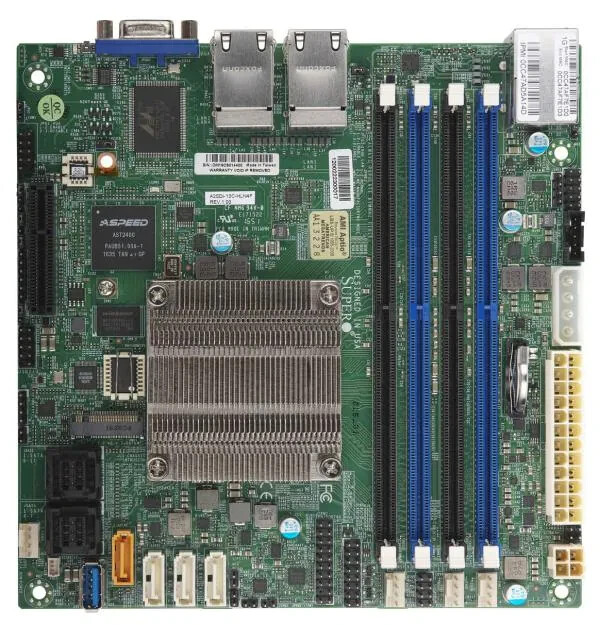 Supermicro MBD-A2SDI-16C+-HLN4F-B Motherboard NEW, IN STOCK, 5 Year Warranty