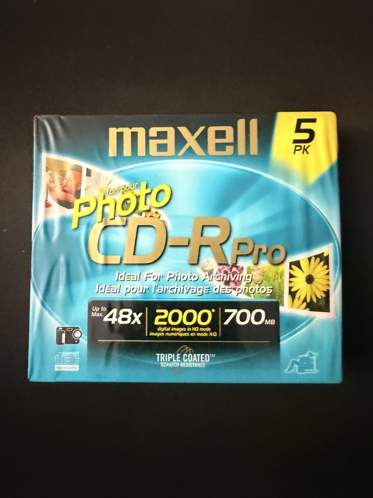 Maxell Photo CD-R Pro 700mb Professional Quality 10 Pack Japan - NEW SEALED
