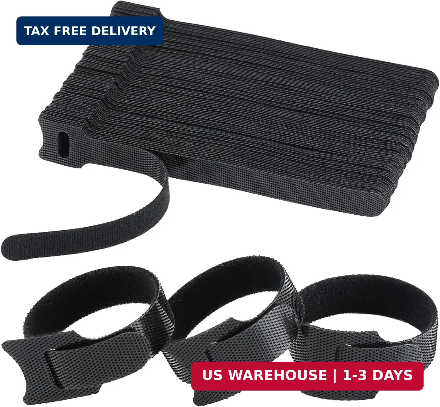 MVYC 120PCS 6 Inch Reusable Cable Ties Wire Ties Cord Organizer Cable Organizer
