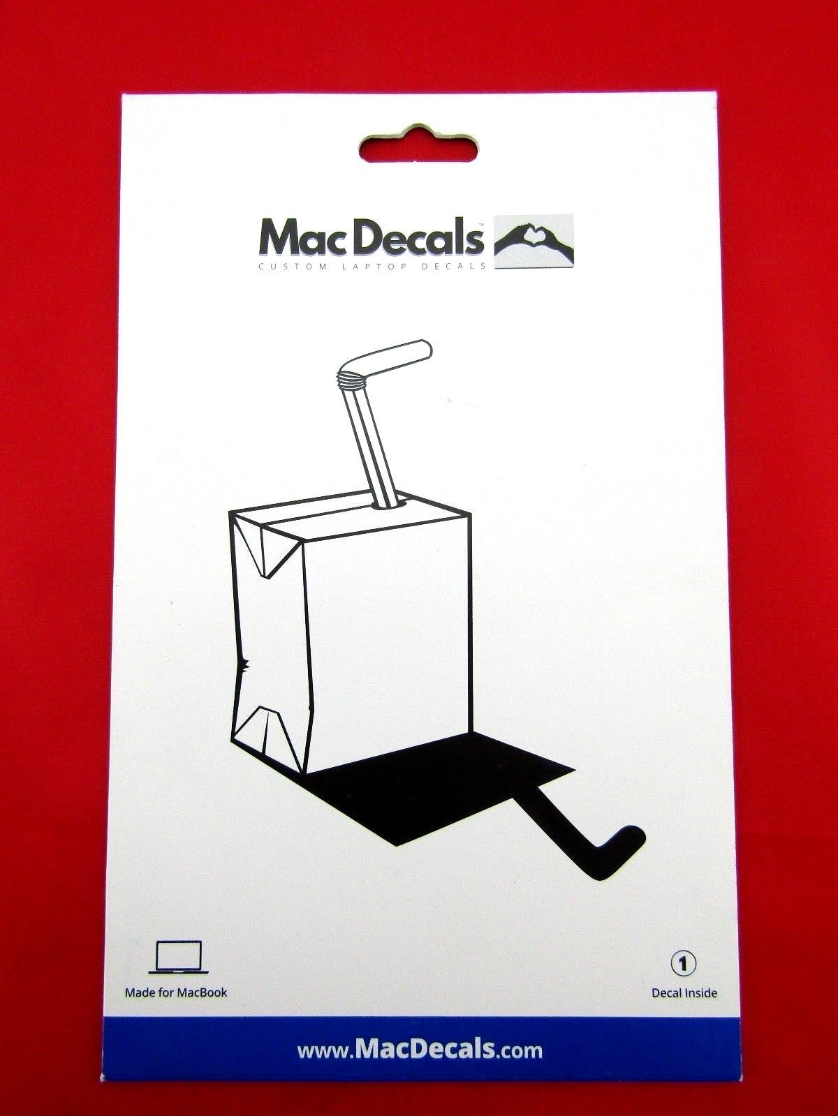 Juice Box Vinyl 7" x 5" Decal for MacBook, Laptops, Car, Window & More - New