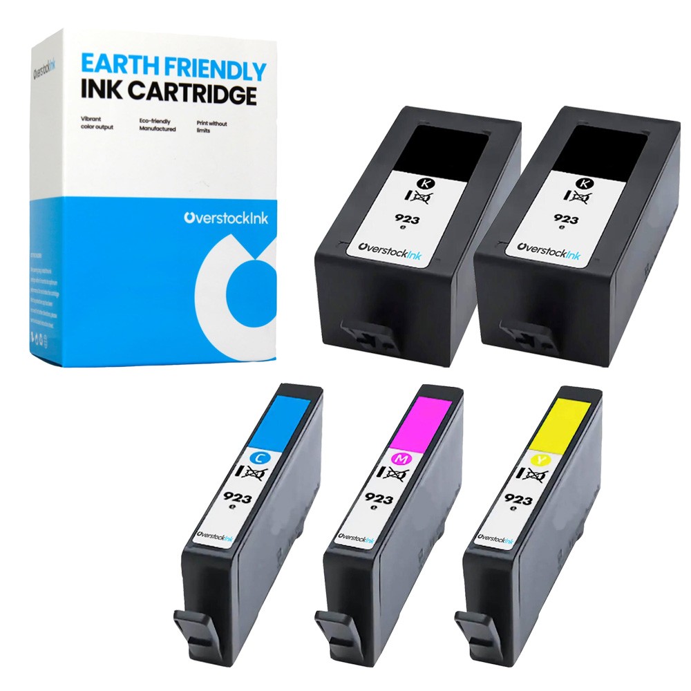 5PK Compatible OSI 923e Printer Ink Cartridges for HP OfficeJet Pro 8135e, 8138e